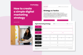 A digital marketing guide image of the front page and other pages